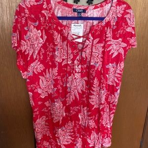 New with tags, Chaps blouse, size 2X